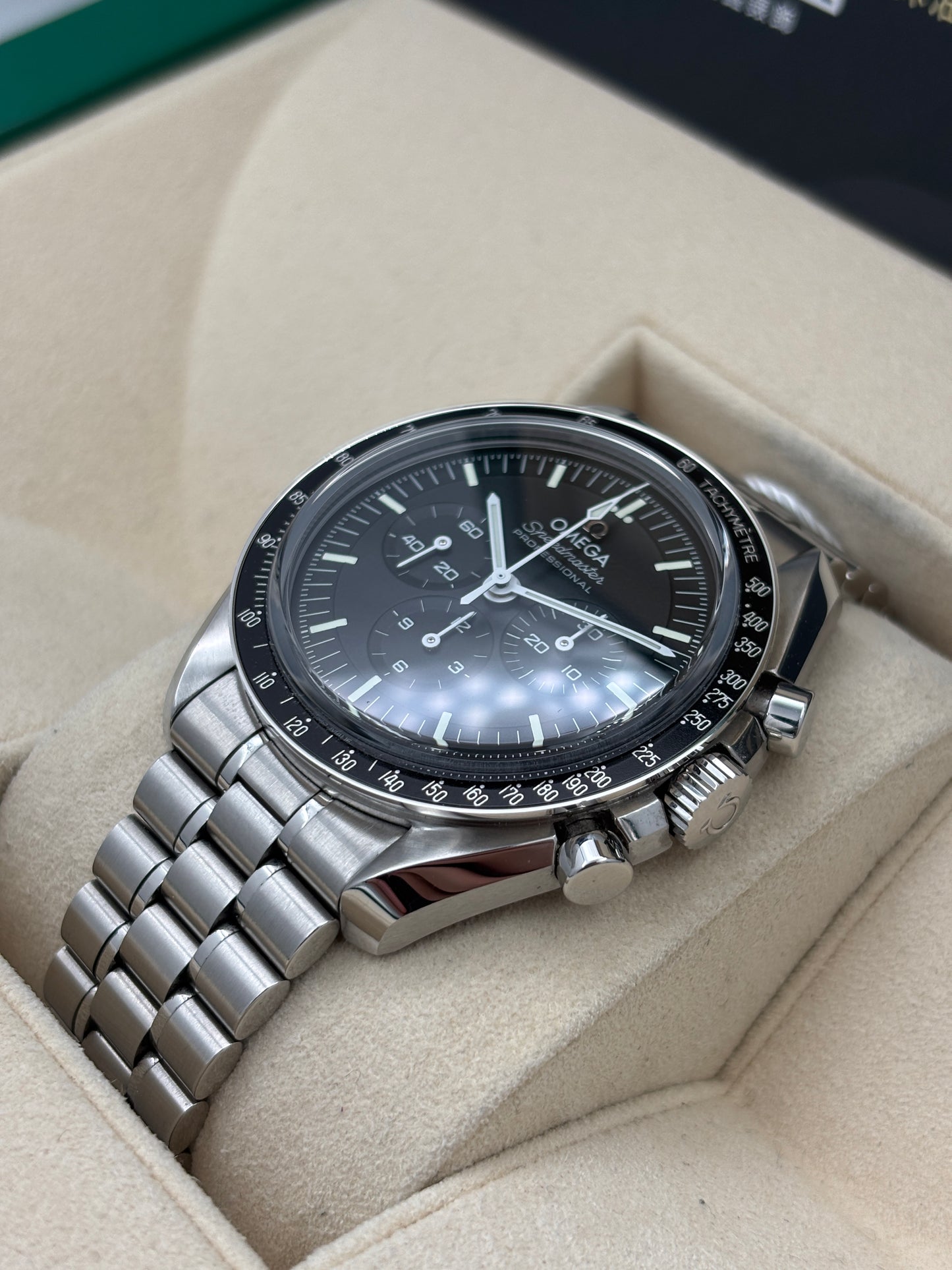 [SOLD OUT]二手 USED  OMEGA 歐米茄 SPEEDMASTER 310.30.42.50.01.002 黑色 2024年12月 手動上鏈 全套 FULL SET