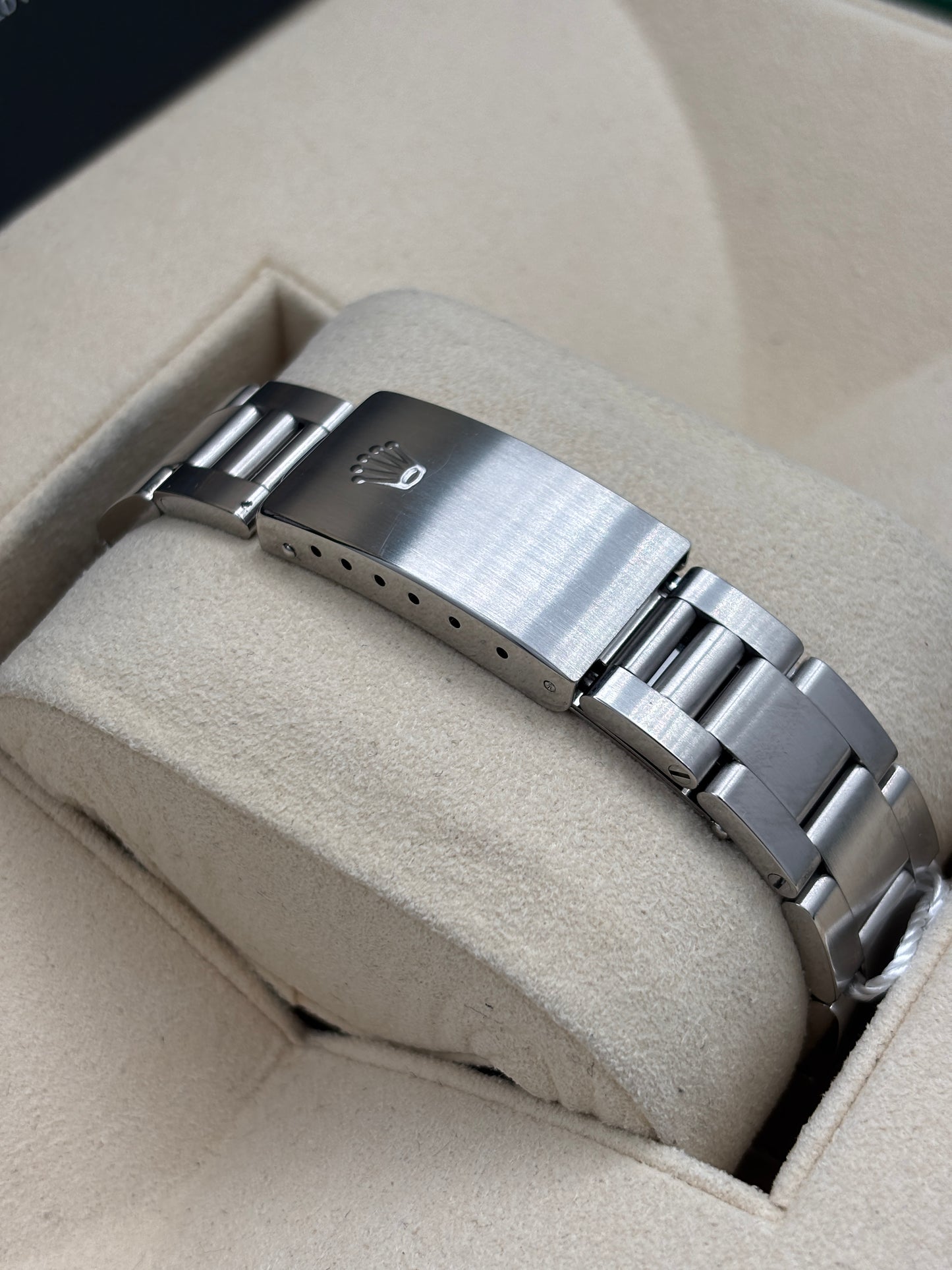 [SOLD OUT]二手 USED  ROLEX 勞力士 AIR-KING 14010 銀色 1997年6月 保養證