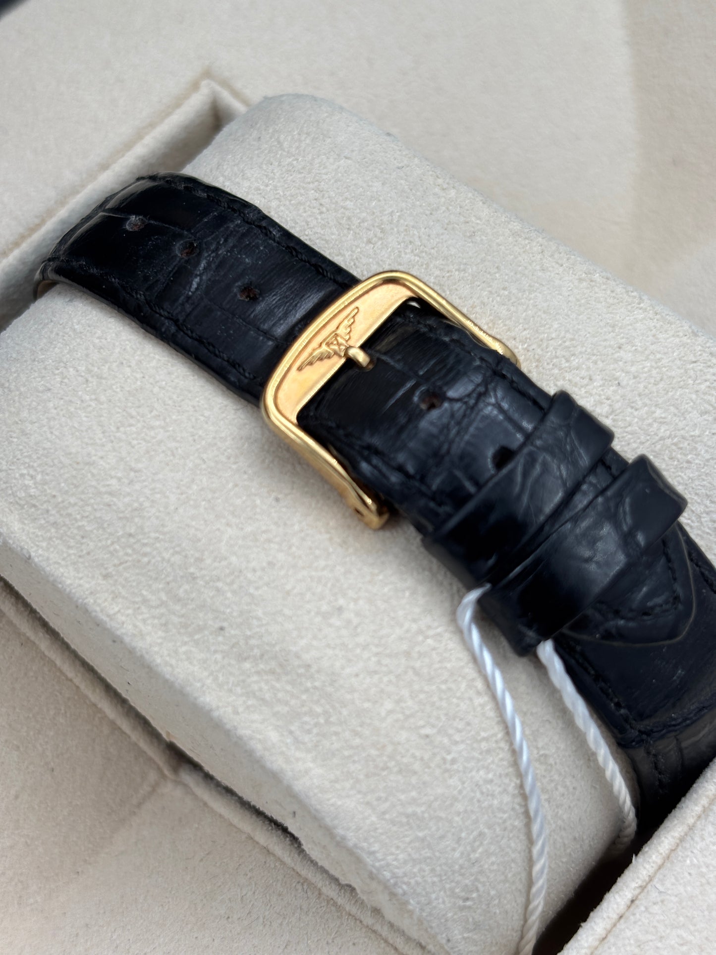 二手 USED  LONGINES 浪琴 FLAGSHIP L4.746.8.72.0 白色 18k金 淨錶 WATCH ONLY