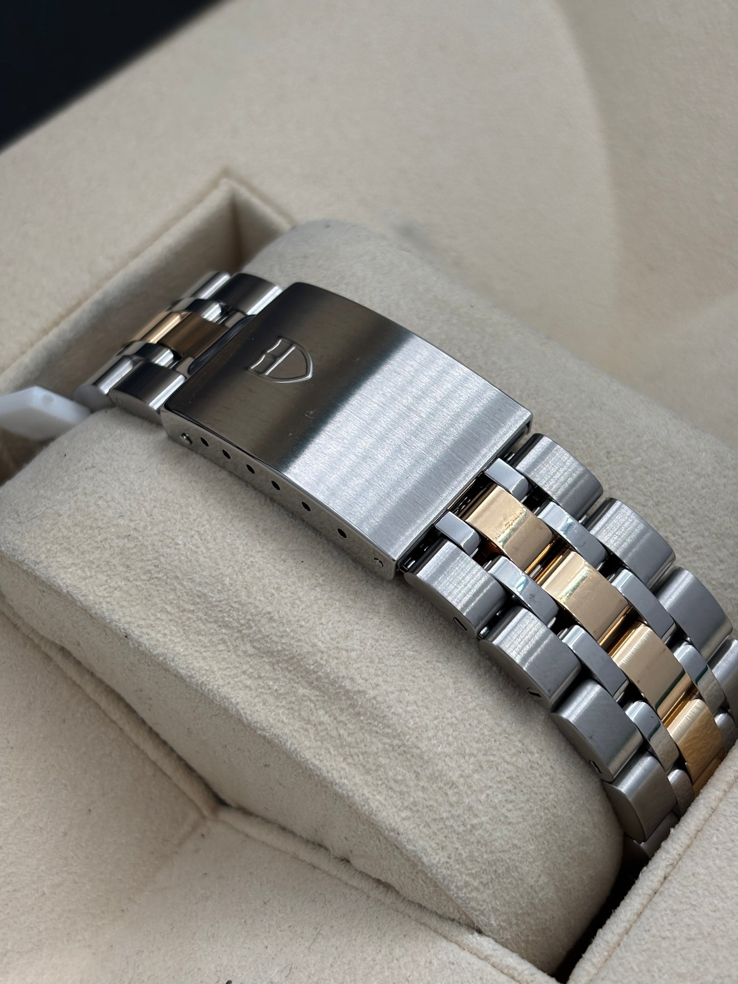 二手 USED TUDOR 帝舵 CLASSIC 23013 金色鑽石字 2017年10月 全套 FULL SET AD 單