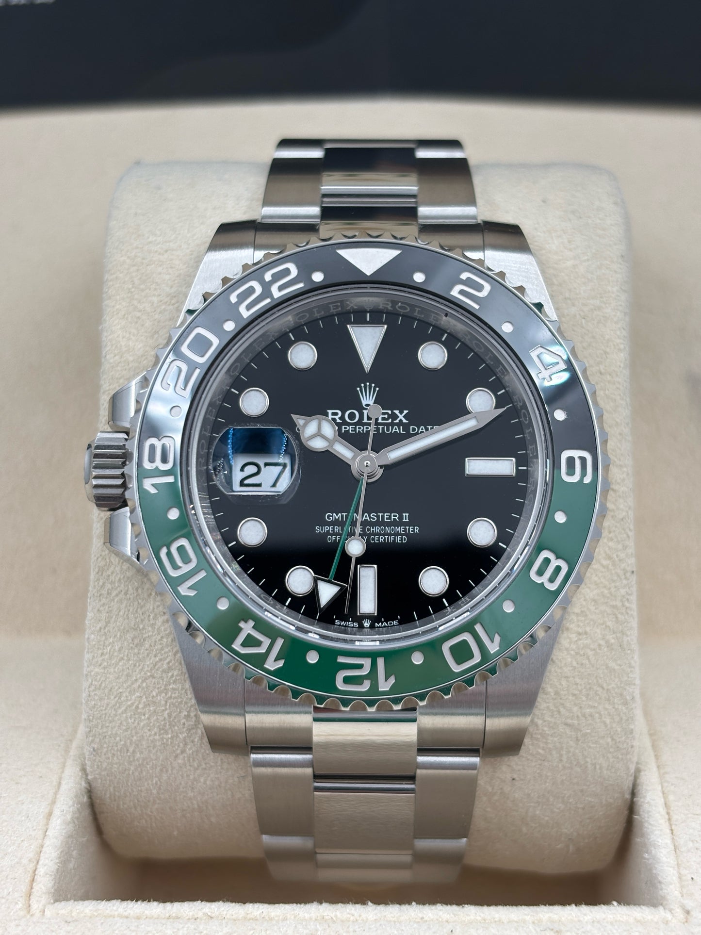 二手 USED  ROLEX 勞力士 GMT-MASTER II 126720VTNR 黑色 2022年9月 全套 FULL SET