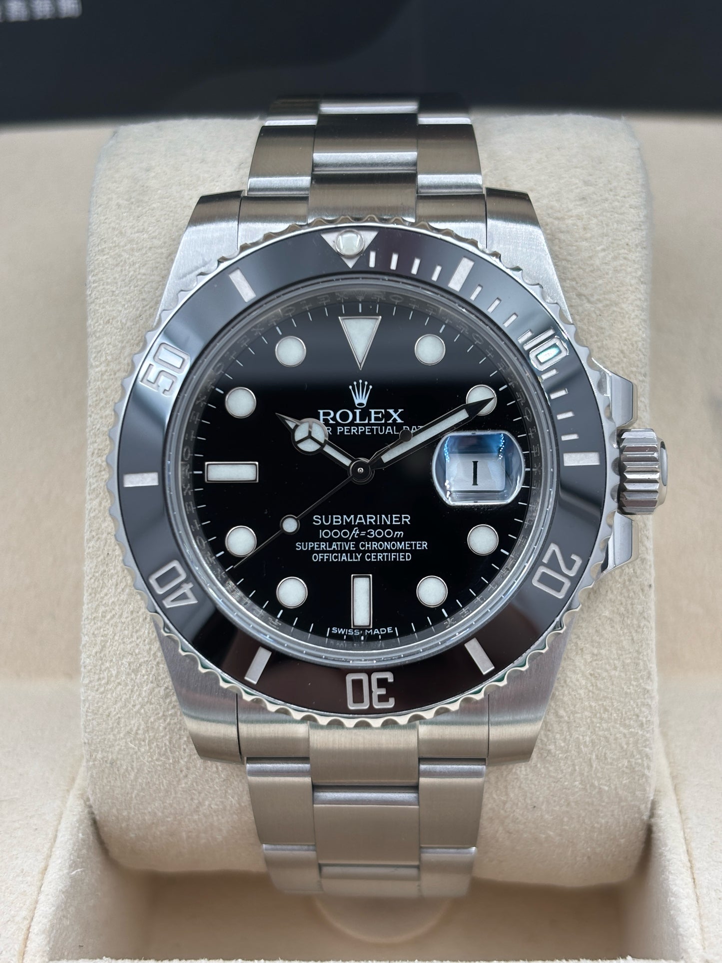 二手 USED  ROLEX 勞力士 SUBMARINER DATE 116610LN 黑色 2012年 全套 FULL SET