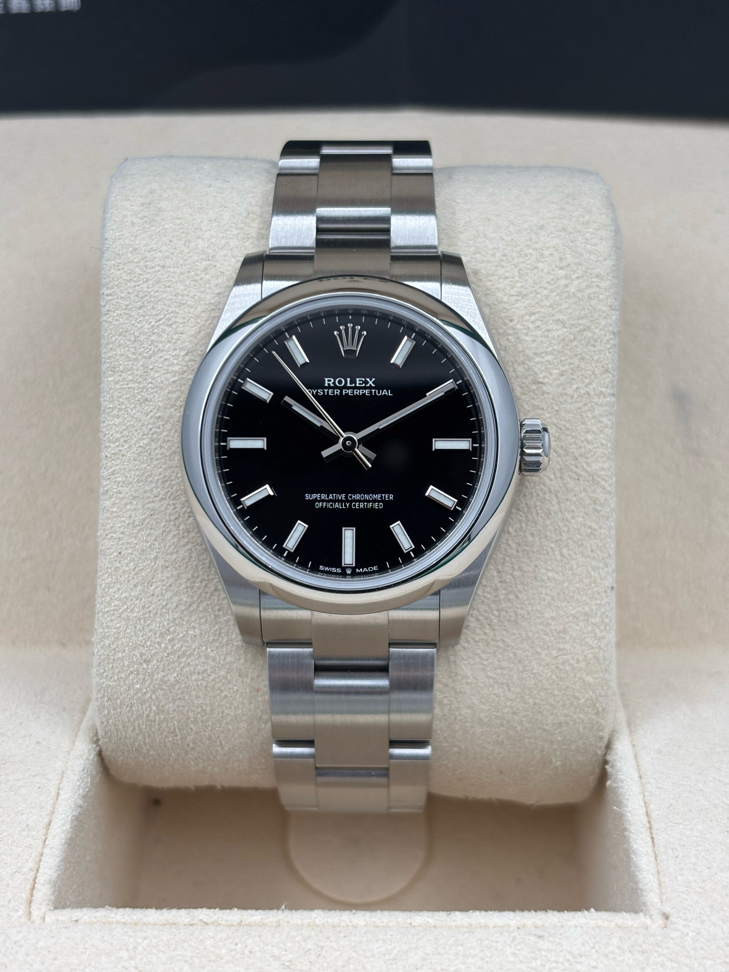 二手 USED  ROLEX 勞力士 OYSTER PERPETUAL 277200 黑色 2022年12月 未打磨 99.99%新 全套 FULL SET