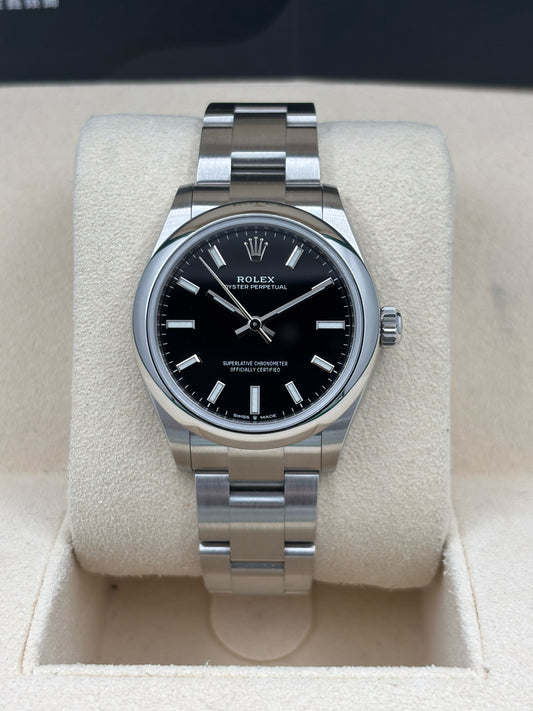 二手 USED  ROLEX 勞力士 OYSTER PERPETUAL 277200 黑色 2022年12月 未打磨 99.99%新 全套 FULL SET