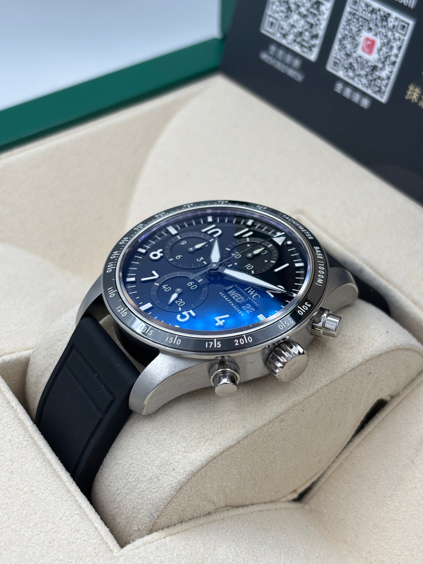 二手 USED  IWC 萬國 PILOT IW388305 黑色 2024年8月 未打磨 99.99%新 全套 FULL SET