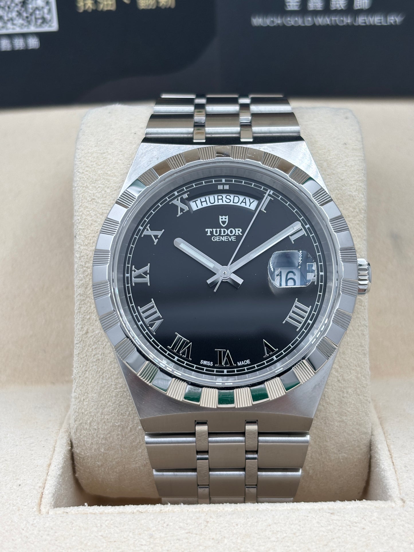 二手 USED  TUDOR 帝舵 ROYAL 28600 黑色 淨錶 WATCH ONLY