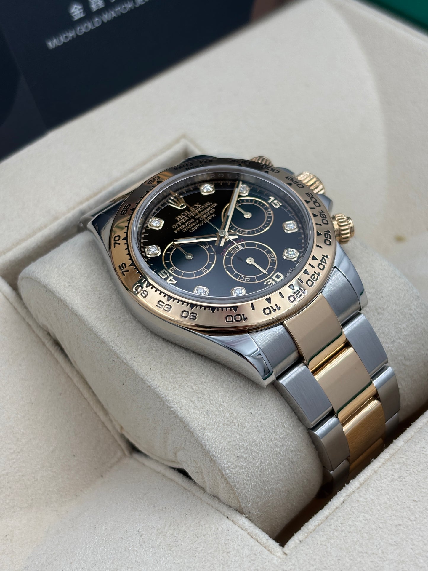 二手 USED  ROLEX 勞力士 DAYOTNA 116503G 黑色鑽石字 2018年2月 全套 FULL SET
