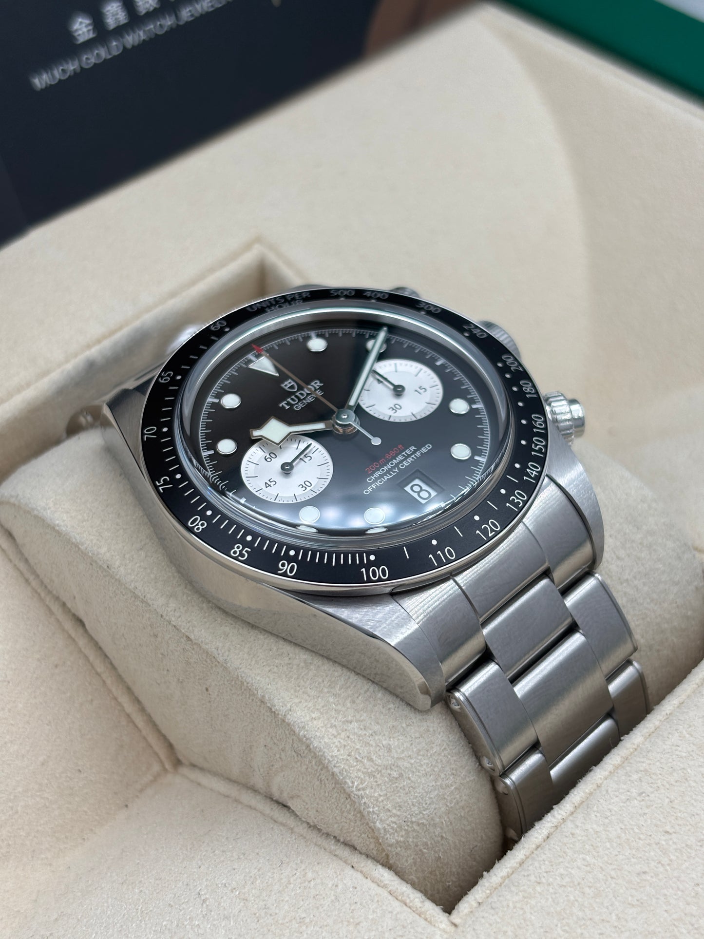 [SOLD OUT]二手 USED  TUDOR 帝舵 BLACK BAY CHRONOGRAPH 79360N 黑色 2025年2月 未打磨 99.99%新 全套 FULL SET
