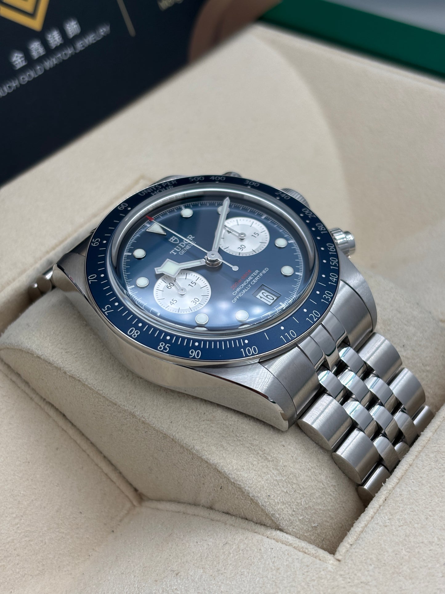 [SOLD OUT]全新 NEW  TUDOR 帝舵 BLACK BAY CHRONO 79360B 藍色 珠帶 2026年5月 全套 FULL SET