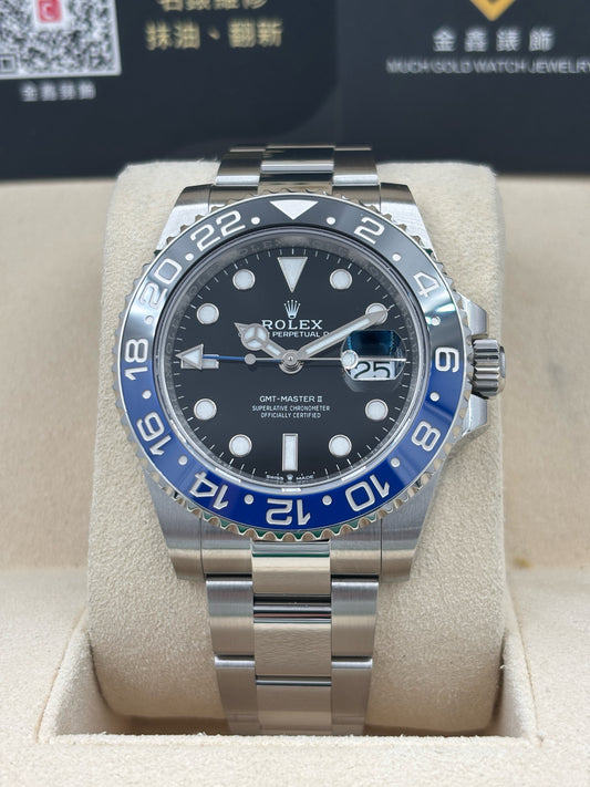 [SOLD OUT]二手 USED  ROLEX 勞力士 GMT-MASTER II 126710BLNR 黑色 2025年7月 全套 FULL SET