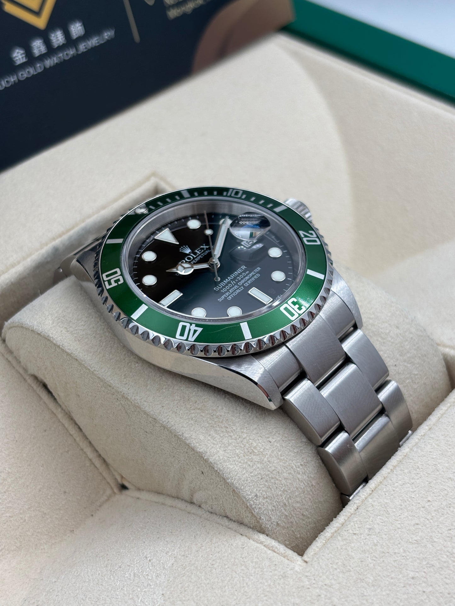 [SOLD OUT]勞力士官方認證二手 CERTIFIED PRE-OWNED  ROLEX 勞力士 SUBMARINER DATE 16610LV 黑色 2025年2月 全套 FULL SET