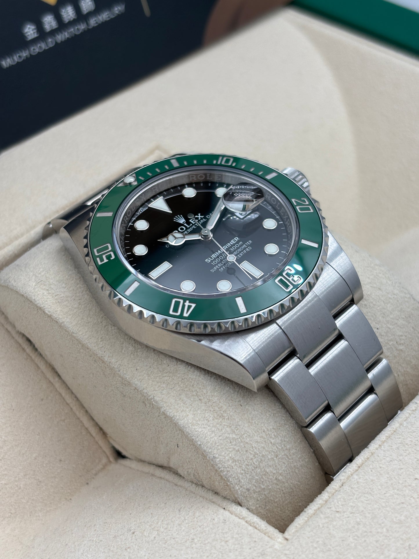 二手 USED  ROLEX 勞力士 SUBMARINER DATE 126610LV 黑色 2022年7月 全套 FULL SET
