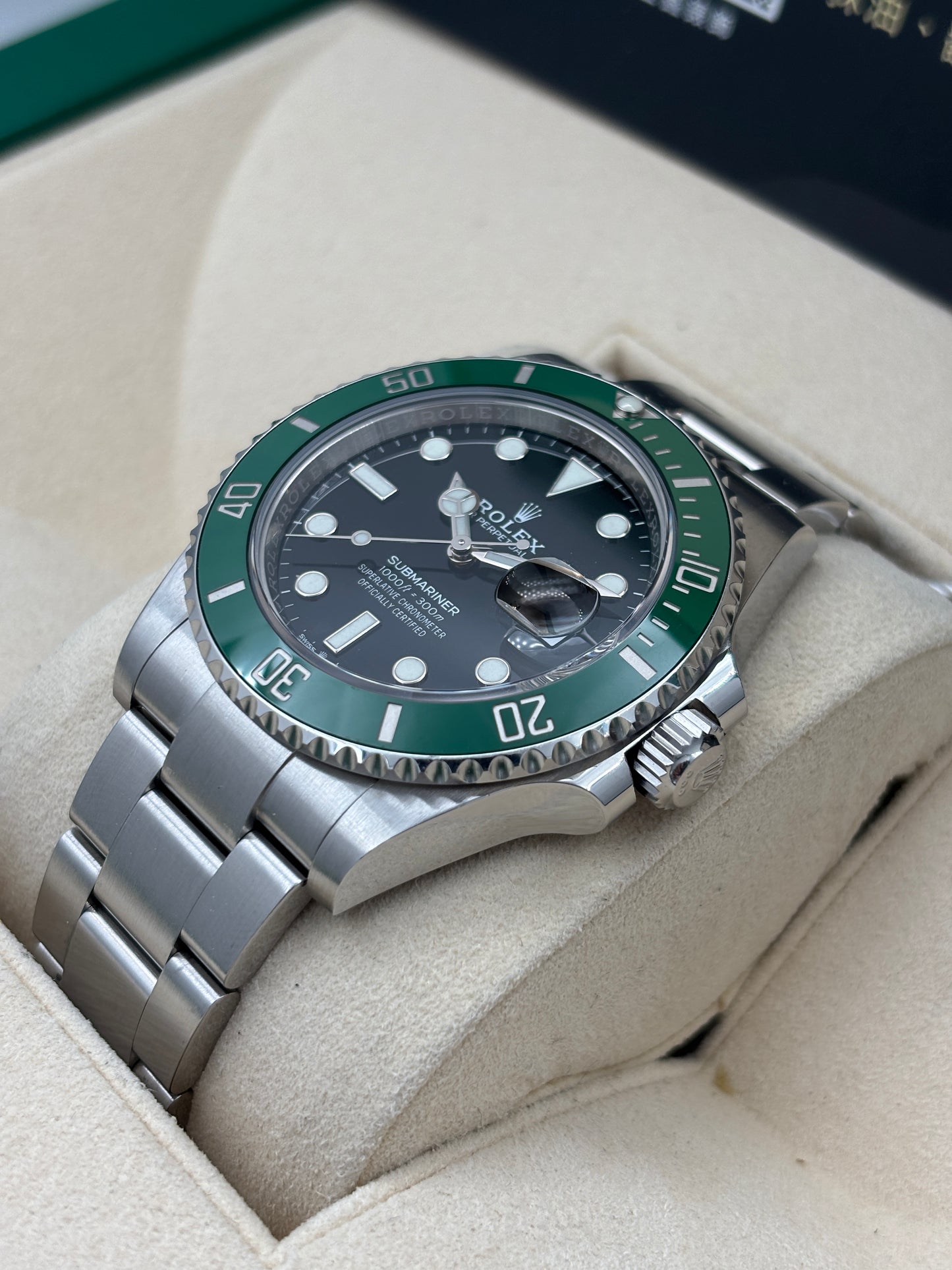 二手 USED  ROLEX 勞力士 SUBMARINER DATE 126610LV 黑色 2022年7月 全套 FULL SET