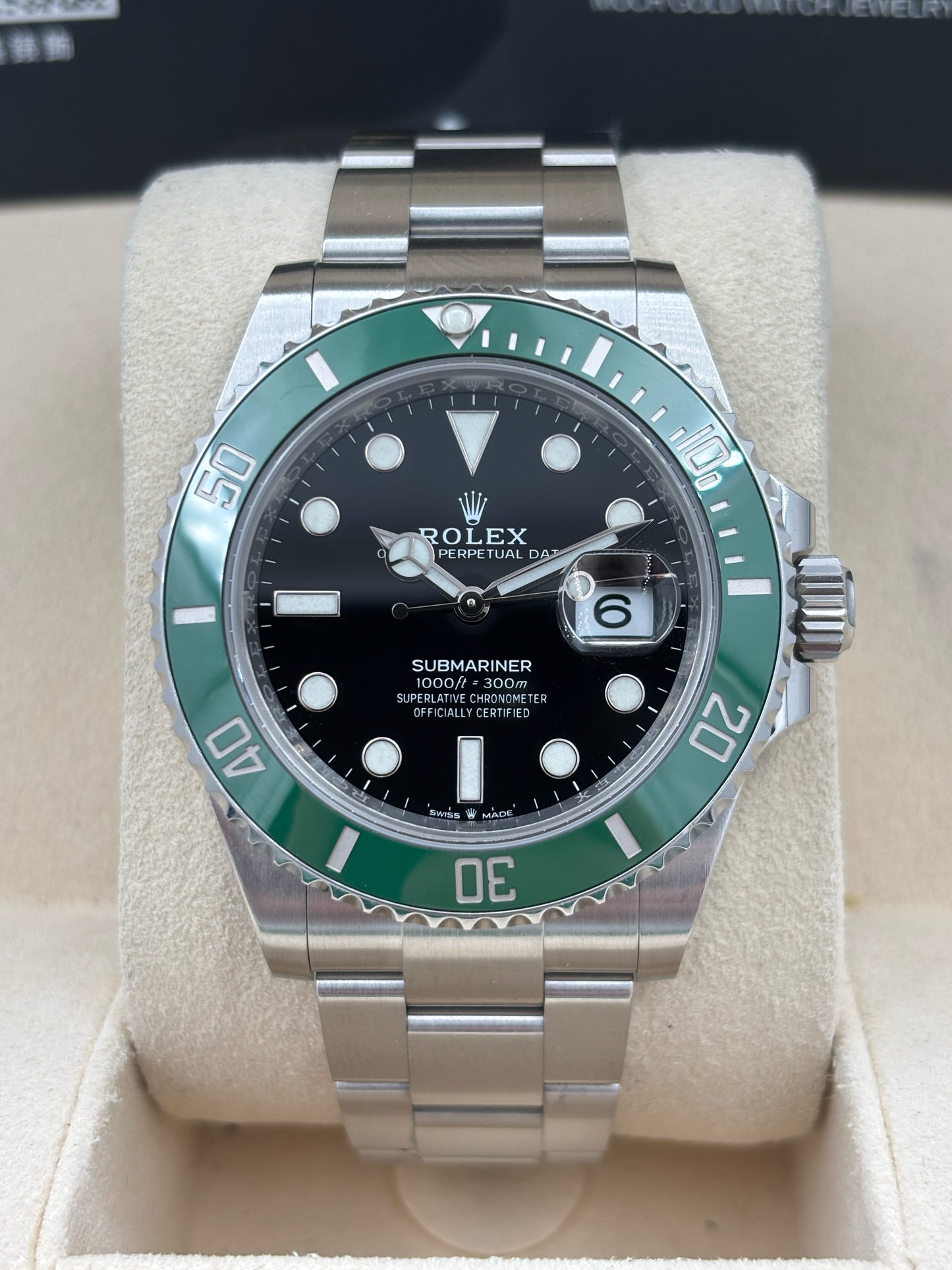 二手 USED  ROLEX 勞力士 SUBMARINER DATE 126610LV 黑色 2022年7月 全套 FULL SET