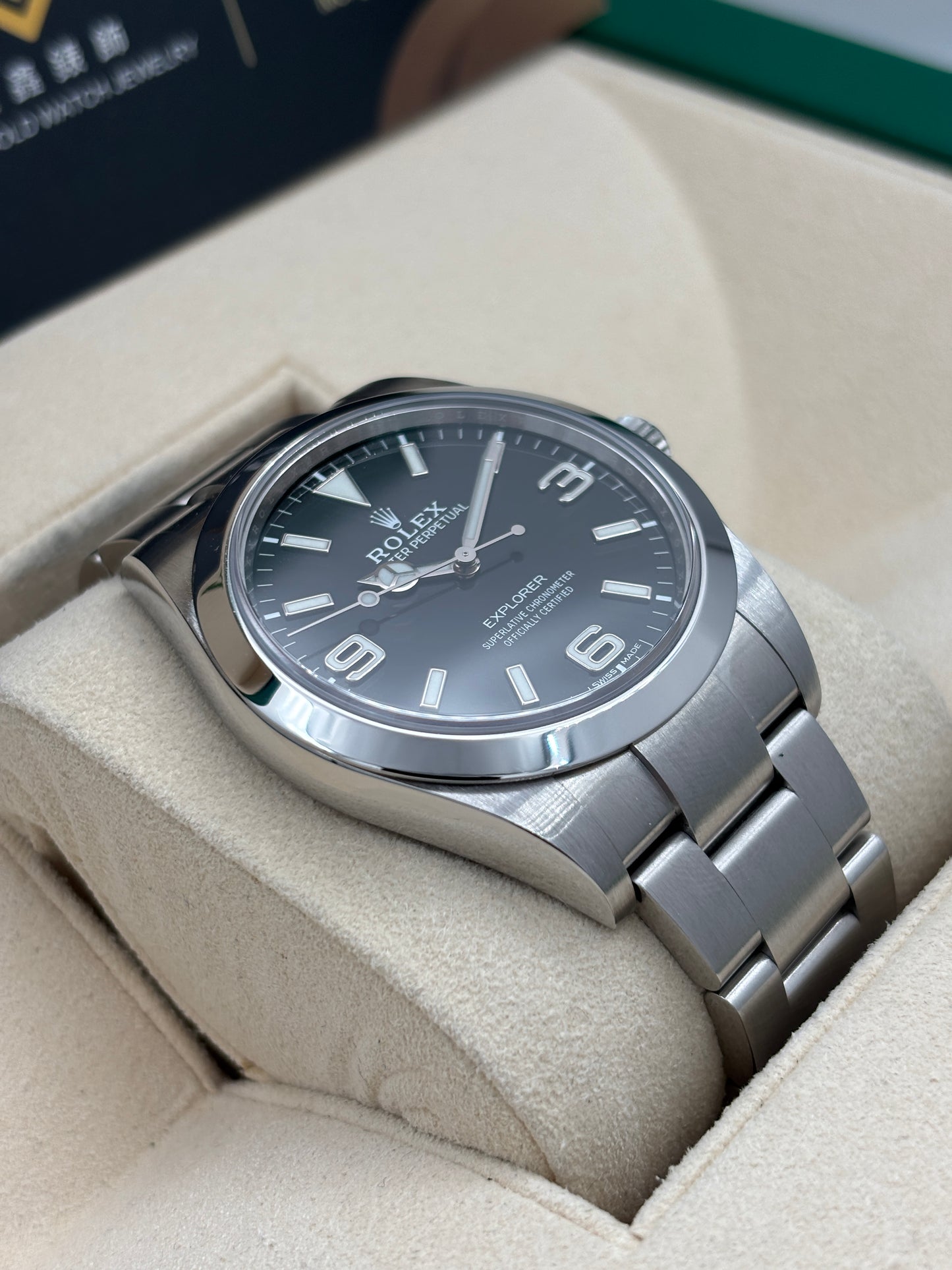 二手 USED  ROLEX 勞力士 EXPLORER 214270 黑色 2016年11月 全套 FULL SET