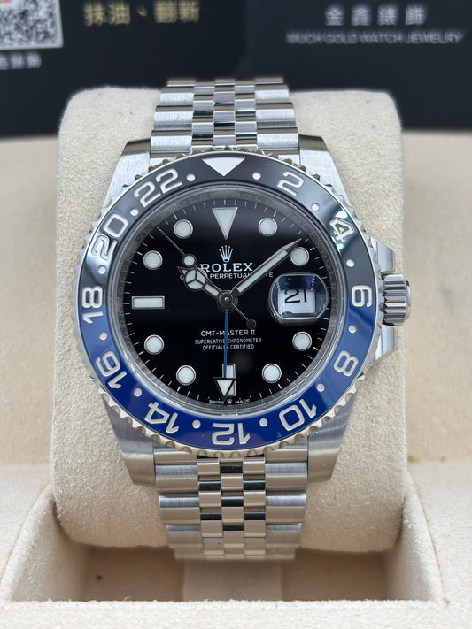 二手 USED  ROLEX 勞力士 GMT-MASTER II 126710BLNR 黑色 2019年9月 珠帶 全套 FULL SET