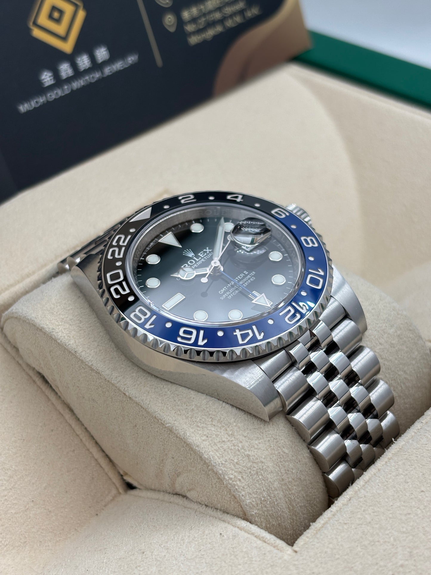 二手 USED  ROLEX 勞力士 GMT-MASTER II 126710BLNR 黑色 2019年9月 珠帶 全套 FULL SET