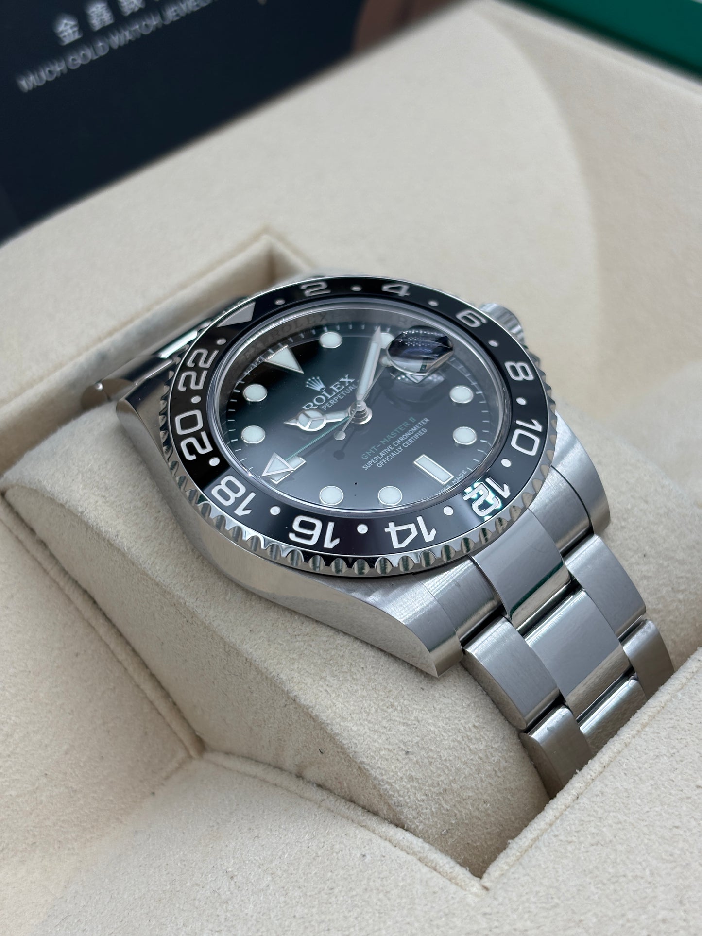 二手 USED  ROLEX 勞力士 GMT-MASTER II 116710LN 黑色 2011年9月 全套 FULL SET
