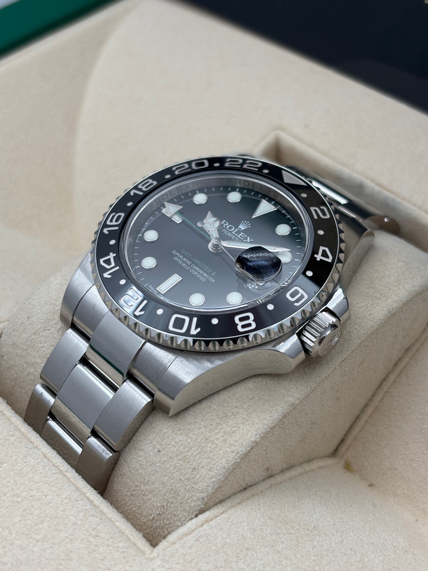 二手 USED  ROLEX 勞力士 GMT-MASTER II 116710LN 黑色 2011年9月 全套 FULL SET