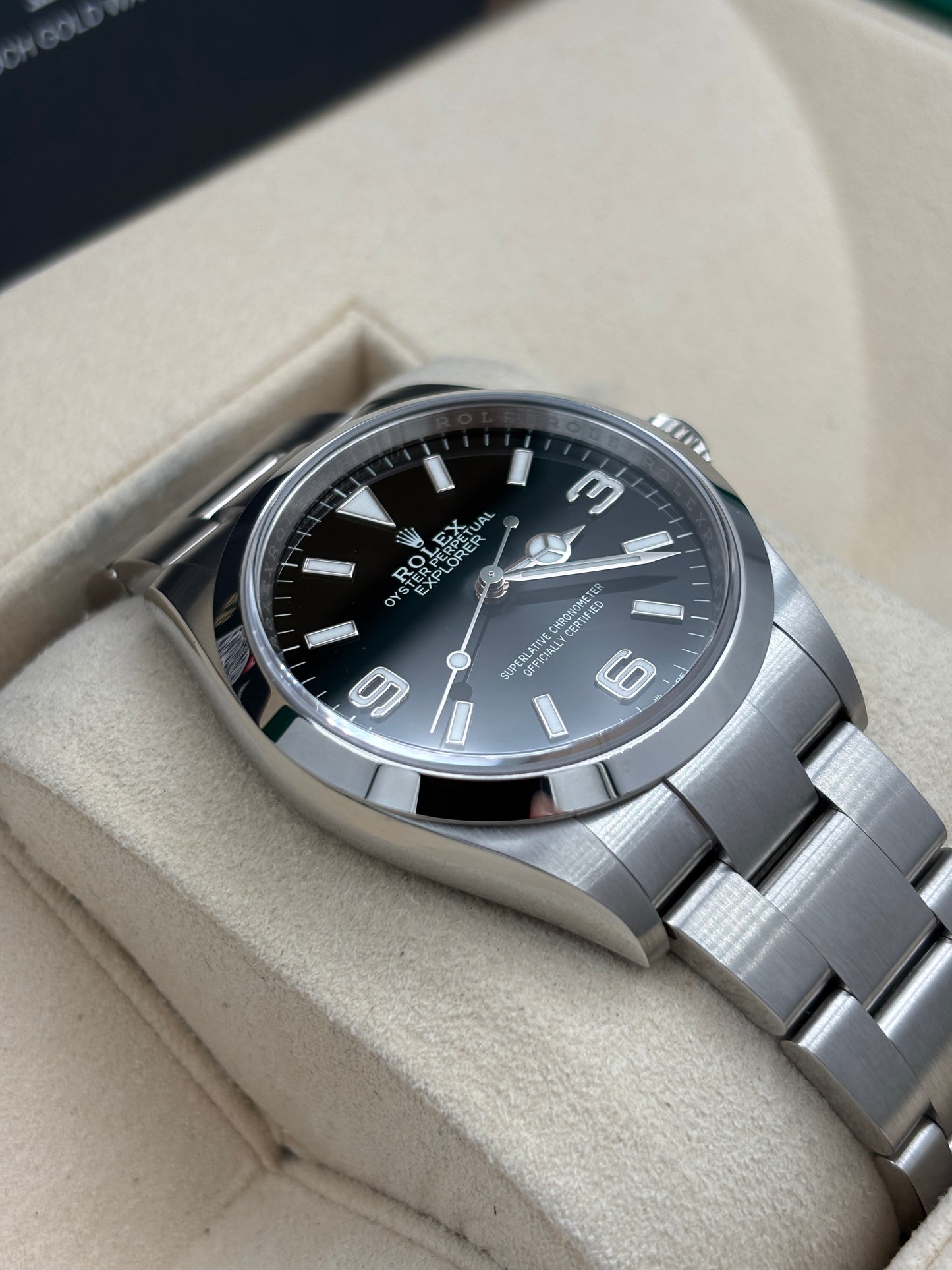 未試用品 NEW OLD STOCK  ROLEX 勞力士 EXPLORER 124270 黑色 2021年7月 全套 FULL SET AD單