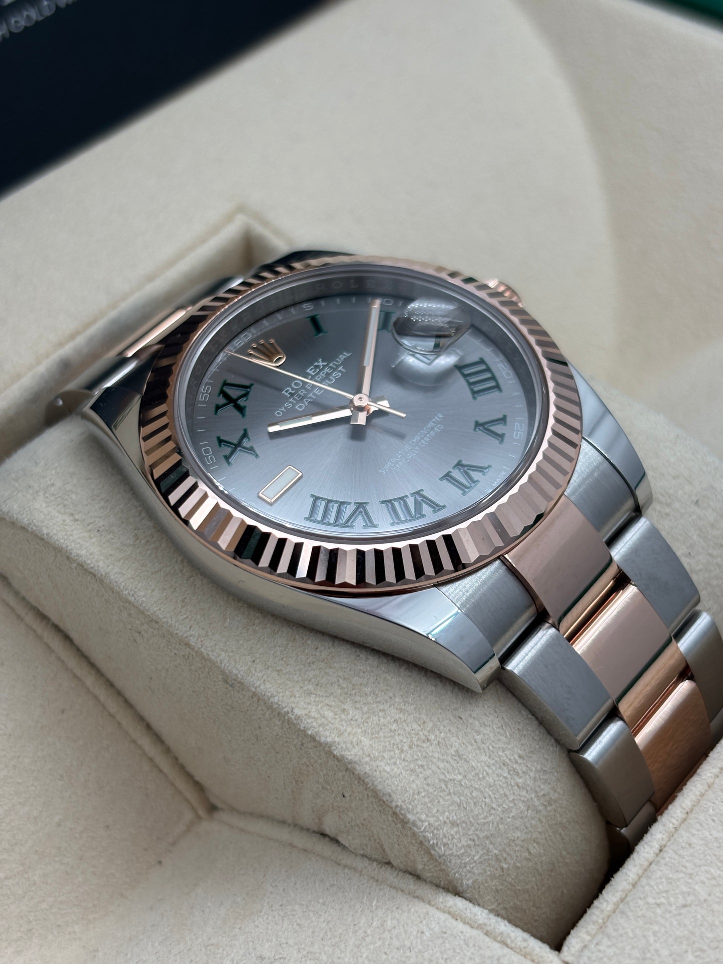 二手 USED  ROLEX 勞力士 DATEJUST 126331 溫布頓面 2024年8月 未打磨 99.99%新 全套 FULL SET
