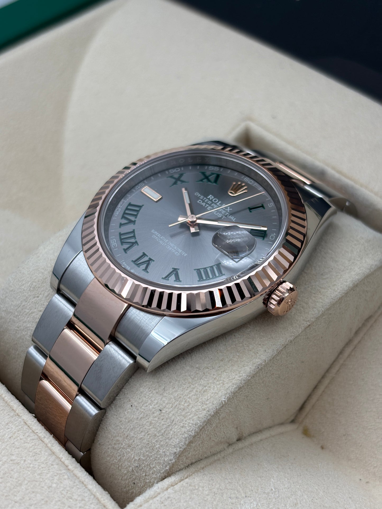 二手 USED  ROLEX 勞力士 DATEJUST 126331 溫布頓面 2024年8月 未打磨 99.99%新 全套 FULL SET