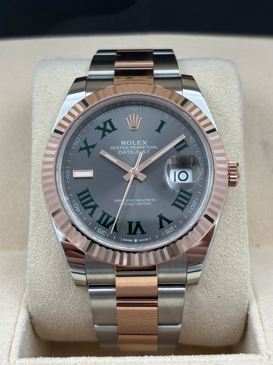二手 USED  ROLEX 勞力士 DATEJUST 126331 溫布頓面 2024年8月 未打磨 99.99%新 全套 FULL SET
