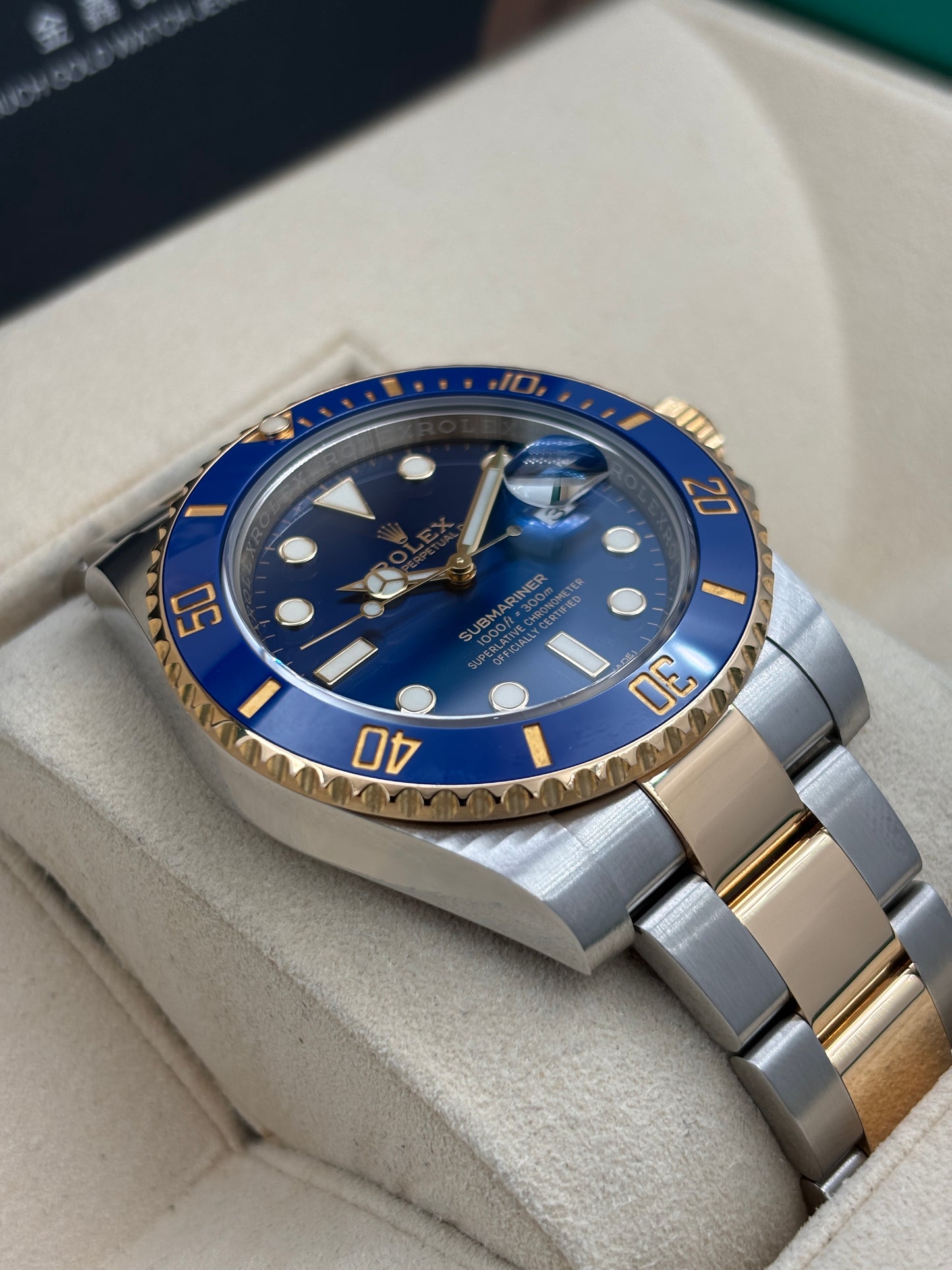 二手 USED  ROLEX 勞力士 SUBMARINER DATE 116613LB 藍色 2018年7月 全套 FULL SET