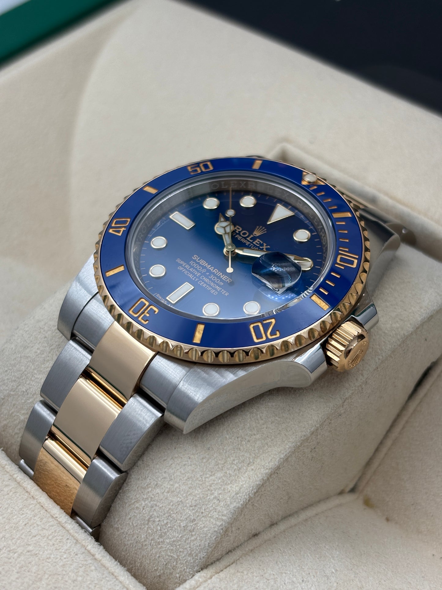 二手 USED  ROLEX 勞力士 SUBMARINER DATE 116613LB 藍色 2018年7月 全套 FULL SET