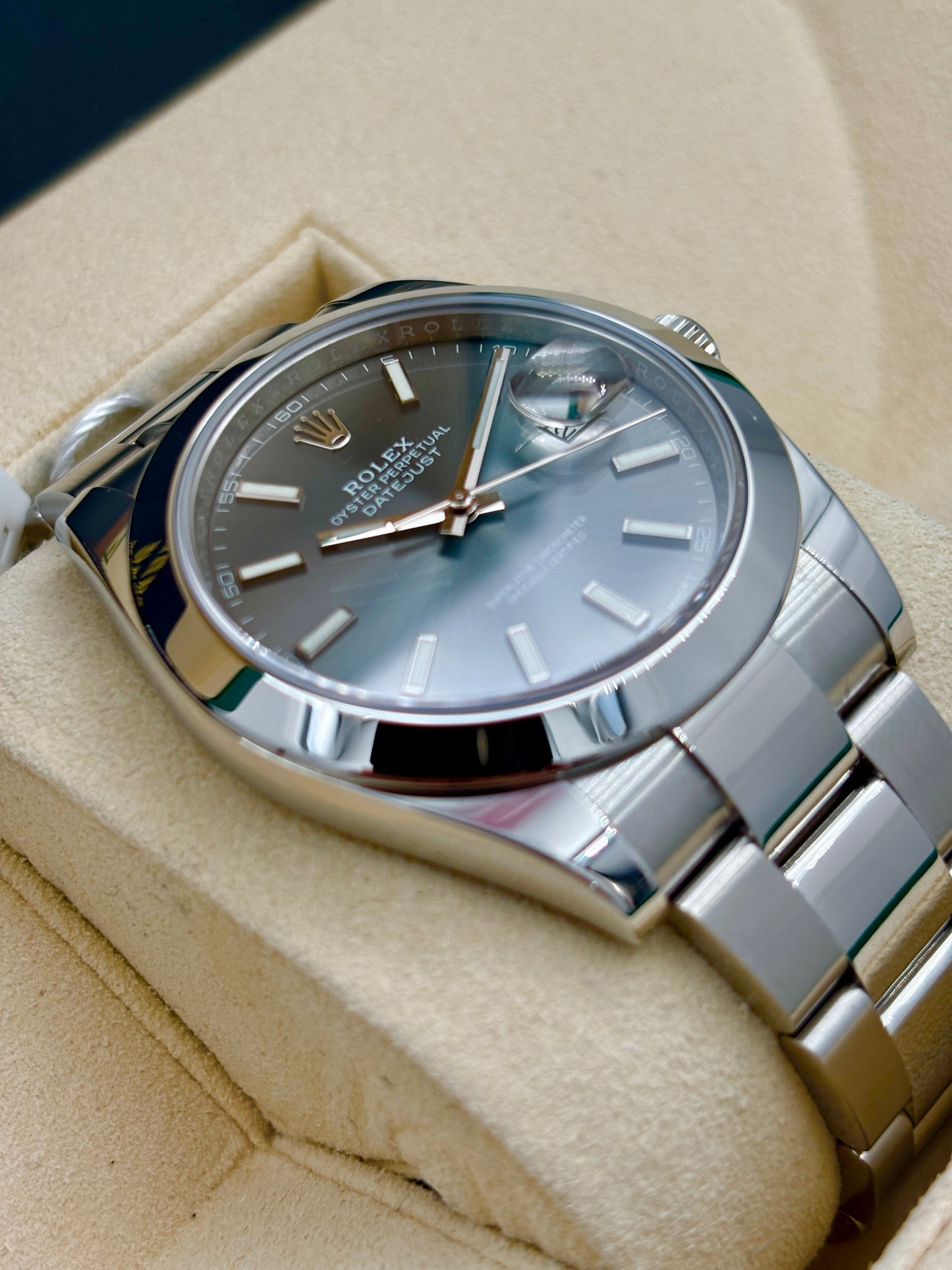 二手 USED  ROLEX 勞力士 DATEJUST 126300 灰色 2018年9月 全套 FULL SET