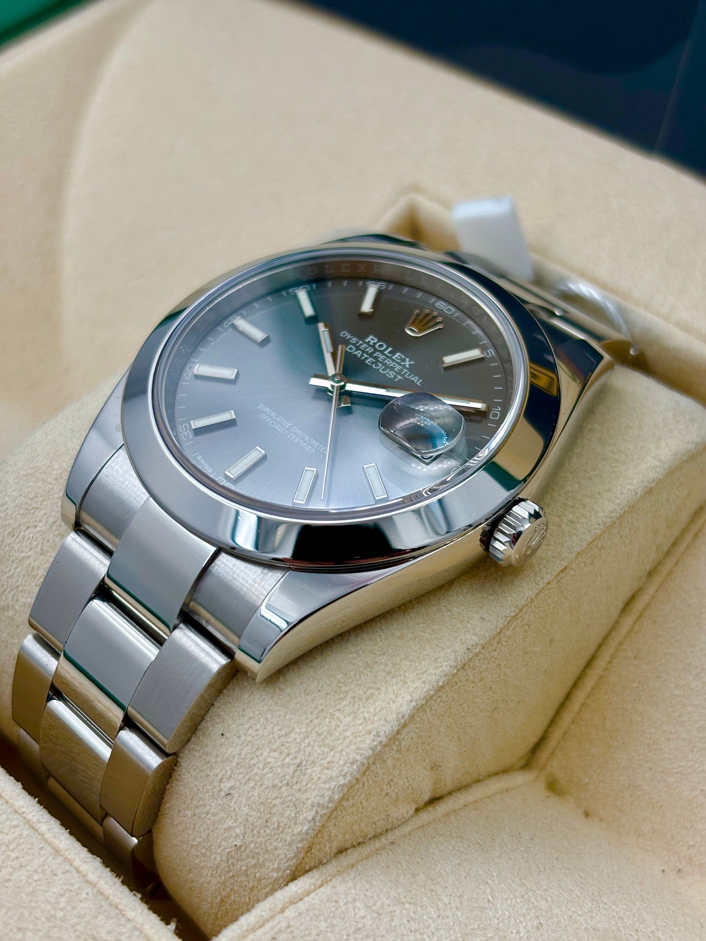 二手 USED  ROLEX 勞力士 DATEJUST 126300 灰色 2018年9月 全套 FULL SET