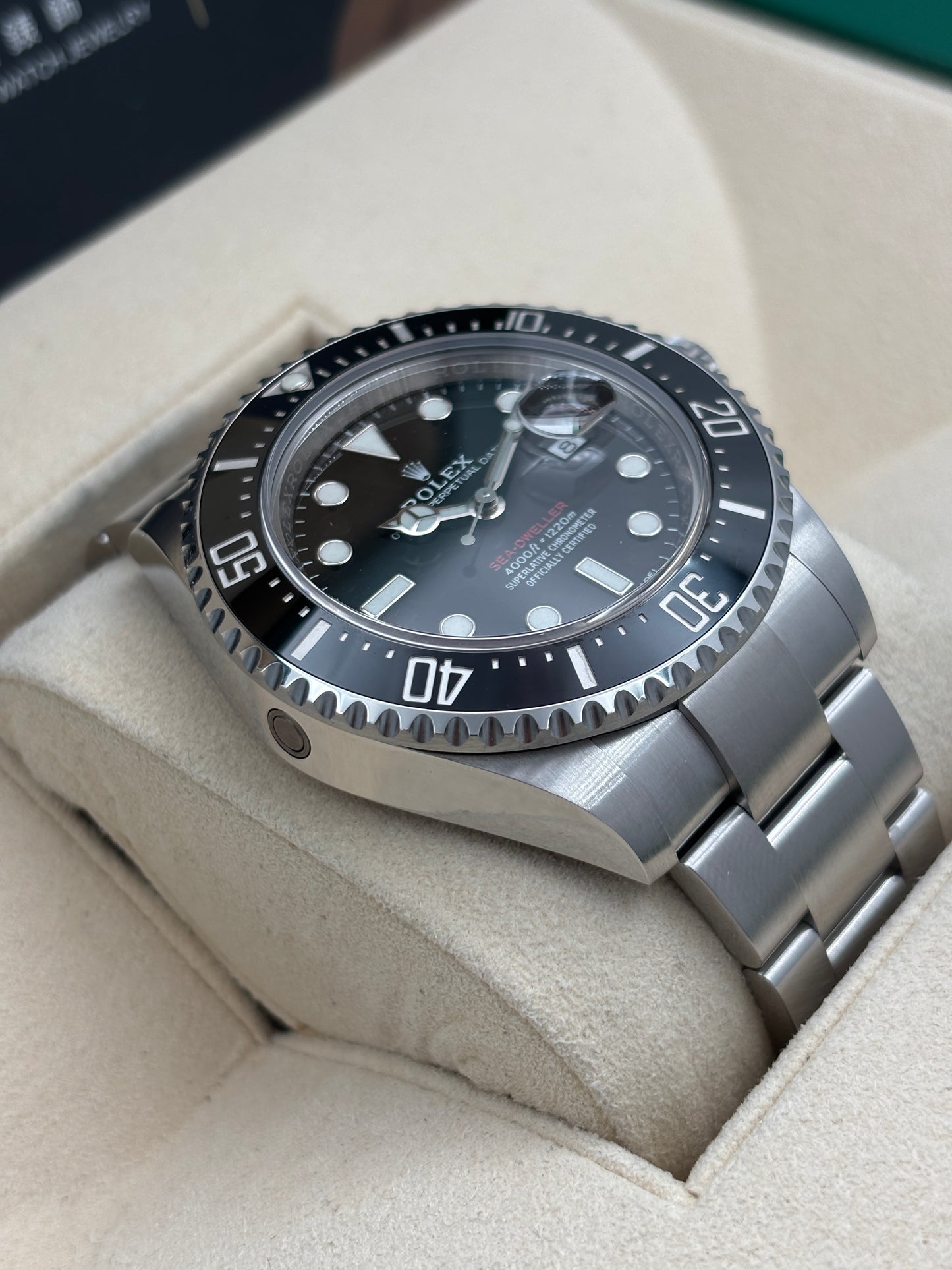 二手 USED  ROLEX 勞力士 SEA-DWELLER 126600 MK1 黑色 2018年4月 未打磨 全套 FULL SET