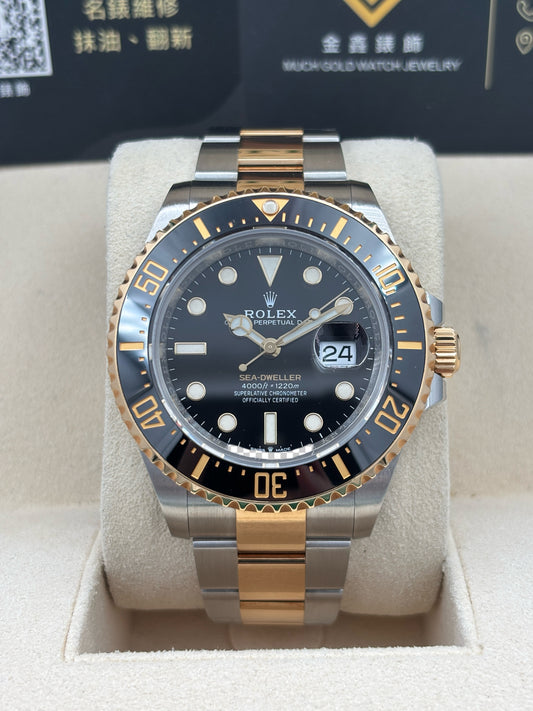 二手 USED  ROLEX 勞力士 SEA-DWELLER 126603 黑色 2021年1月 全套 FULL SET