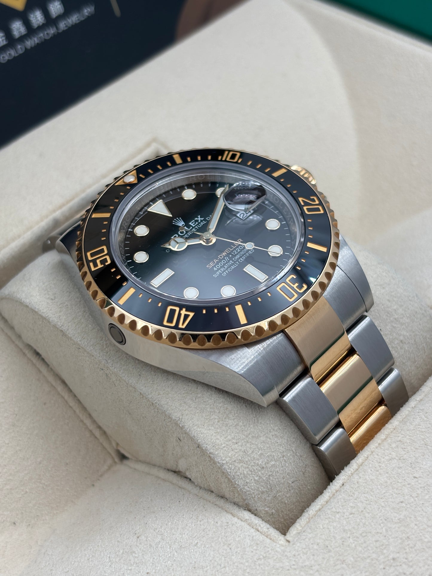 二手 USED  ROLEX 勞力士 SEA-DWELLER 126603 黑色 2021年1月 全套 FULL SET