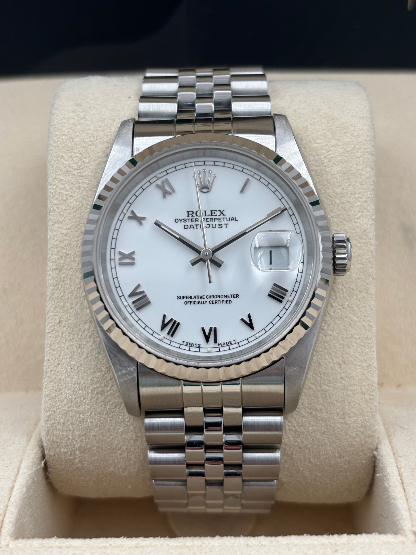 二手 USED  ROLEX 勞力士 DATEJUST 16234 白色 約1991年 淨錶 WATCH ONLY