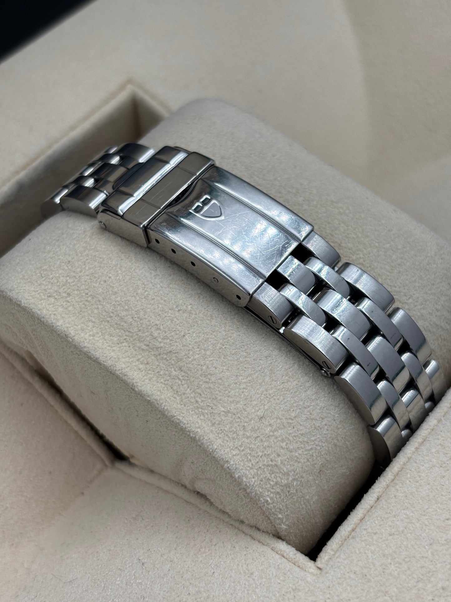 二手 USED  TUDOR 帝舵 PRINCE DATE HYDRONAUT 85190P 黑色 碳纎面 淨錶 WATCH ONLY