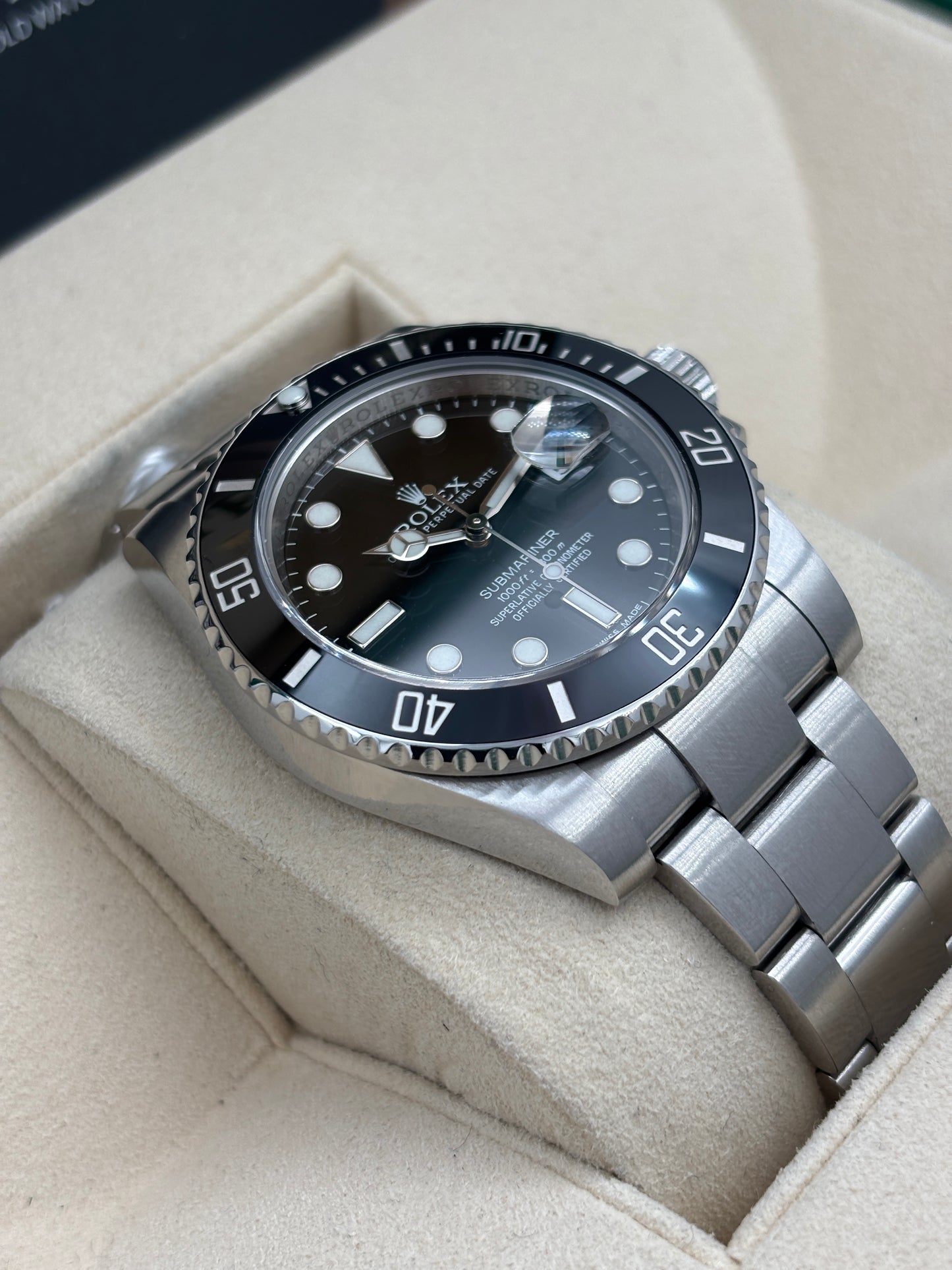 二手 USED  ROLEX 勞力士 SUBMARINER DATE 116610LN 黑色 2012年8月 全套 FULL SET AD單