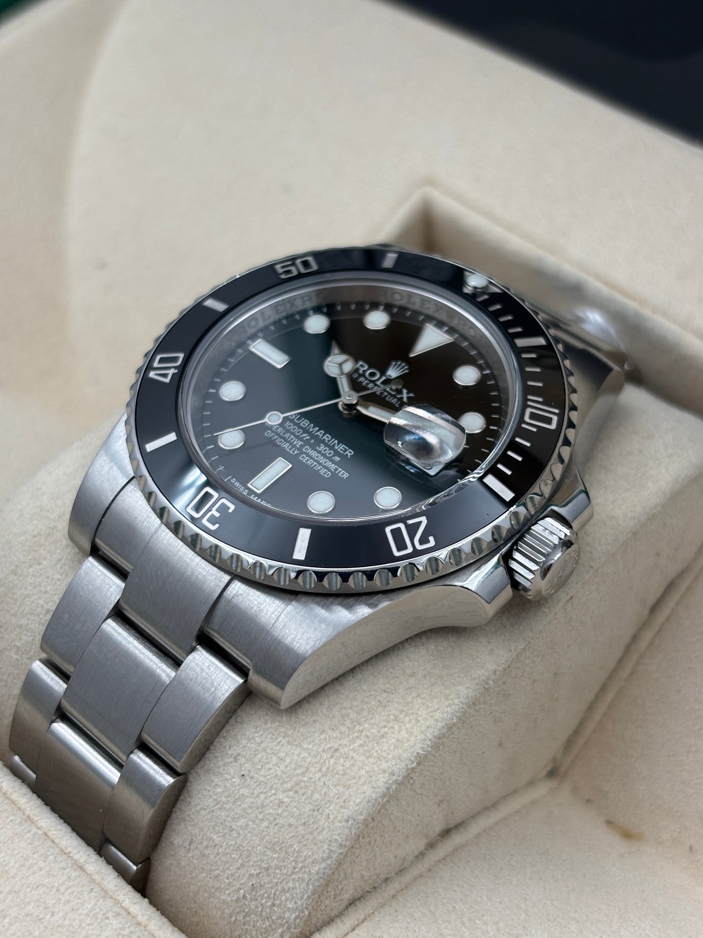 二手 USED  ROLEX 勞力士 SUBMARINER DATE 116610LN 黑色 2012年8月 全套 FULL SET AD單