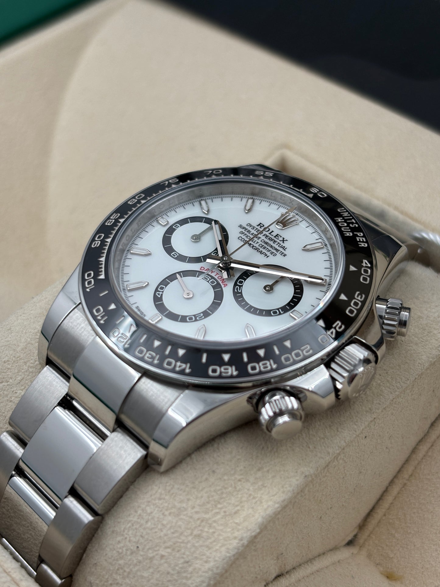 二手 USED  ROLEX 勞力士 DAYTONA 126500LN 白色 2025年8月 未打磨 99.99%新 全套 FULL SET