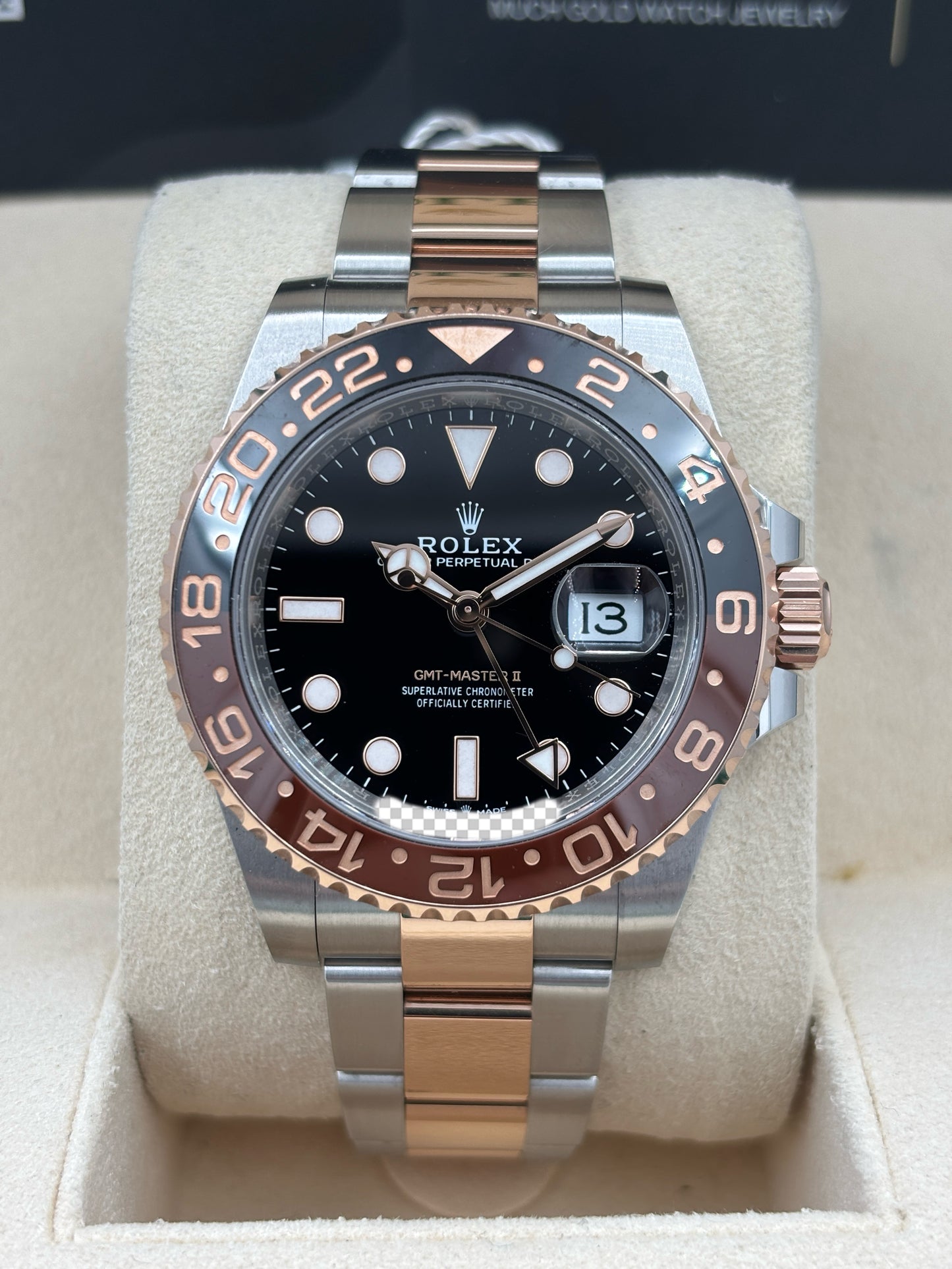 二手 USED  ROLEX 勞力士 GMT- MASTER II 126711CHNR 黑色 2023年12月 未打磨 全套 FULL SET