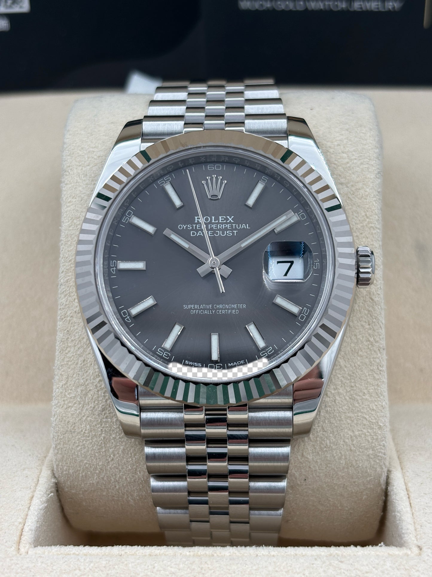 二手 USED  ROLEX 勞力士 DATEJUST 126334 灰色 2018年10月 全套 FULL SET
