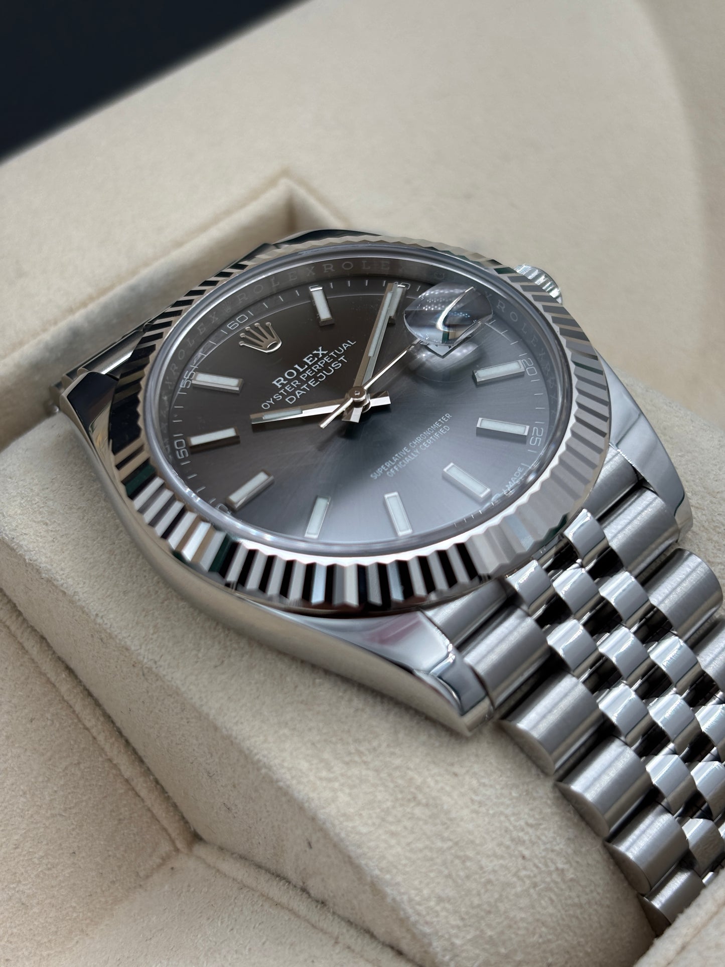 二手 USED  ROLEX 勞力士 DATEJUST 126334 灰色 2018年10月 全套 FULL SET