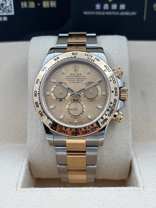 [SOLD OUT]二手 USED  ROLEX 勞力士 DAYTONA 116503 金色 2018年2月 全套 FULL SET