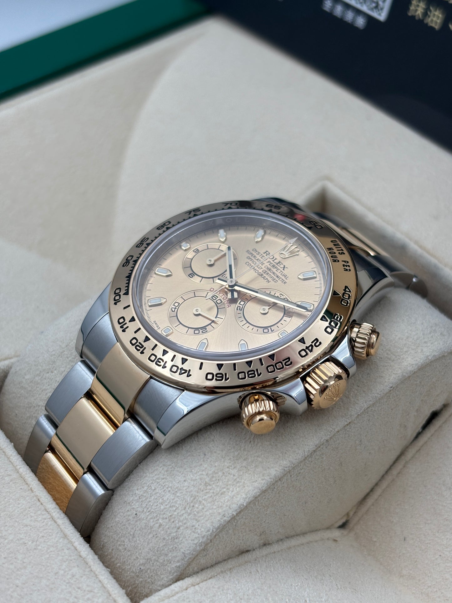 二手 USED  ROLEX 勞力士 DAYTONA 116503 金色 2018年2月 全套 FULL SET