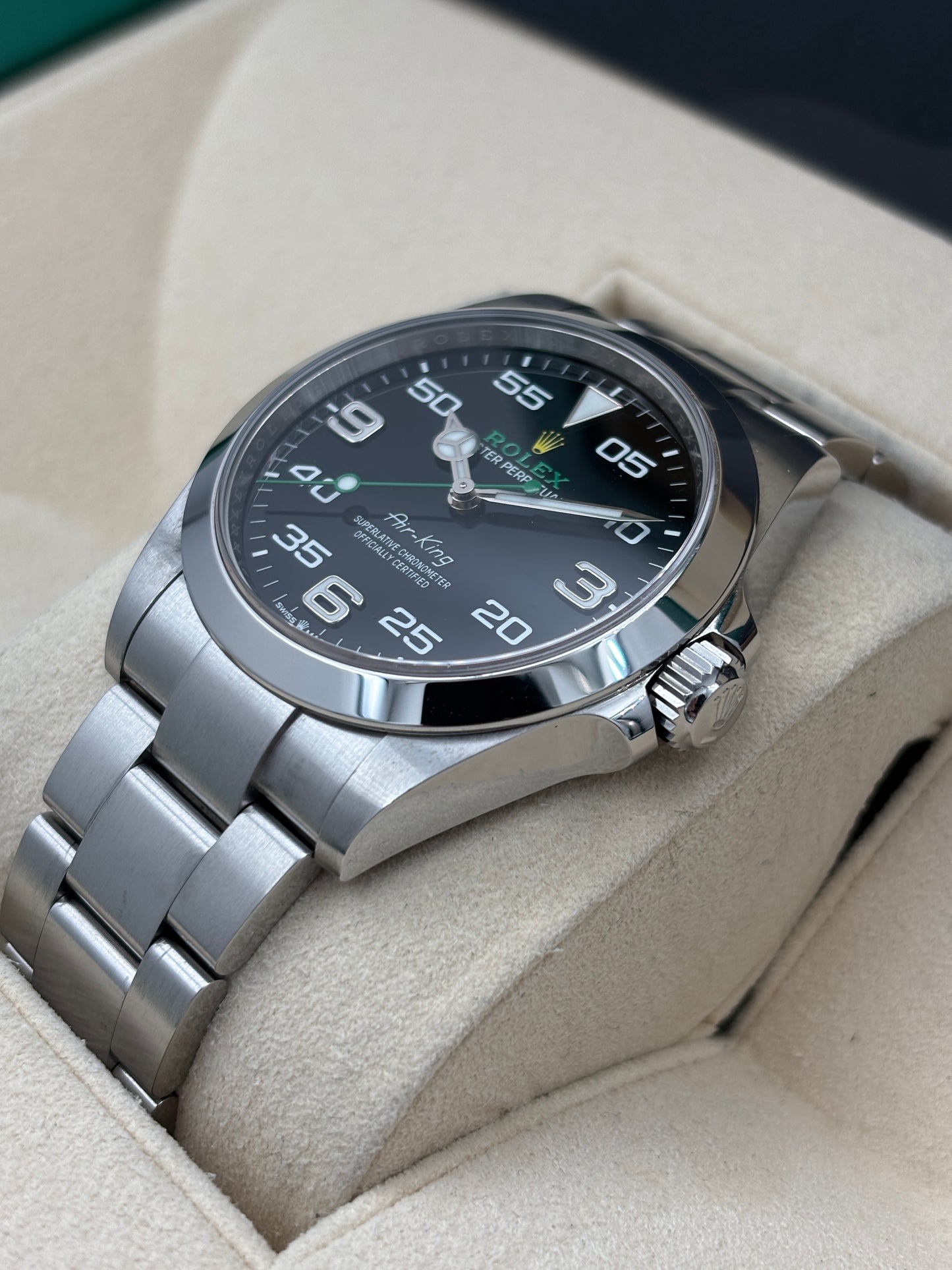 二手 USED  ROLEX 勞力士 AIR-KING 126900 黑色 2023年2月 全套 FULL SET