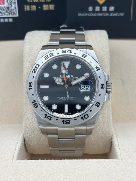 [SOLD OUT]二手 USED  ROLEX 勞力士 EXPLORER II 216570 黑色 2019年5月 未打磨 99.99%新 全套 FULL SET