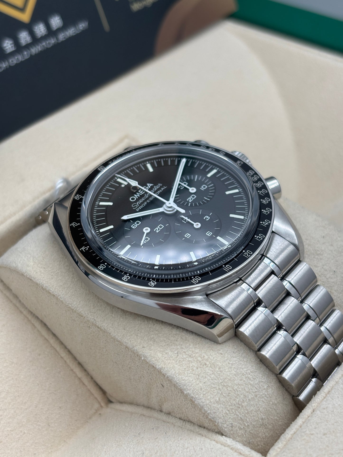 二手 USED  OMEGA 歐米茄 SPEEDMASTER 310.30.42.50.01.002 黑色 2021年9月 全套 FULL SET