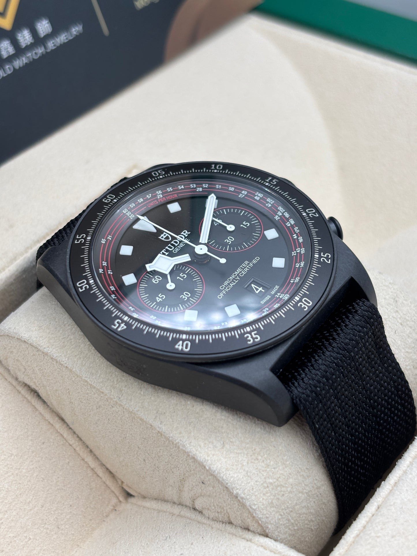 全新 NEW  TUDOR 帝舵 GENEVE CHRONOMETER 25827KN 黑色 2026年6月 碳纎維 全套 FULL SET