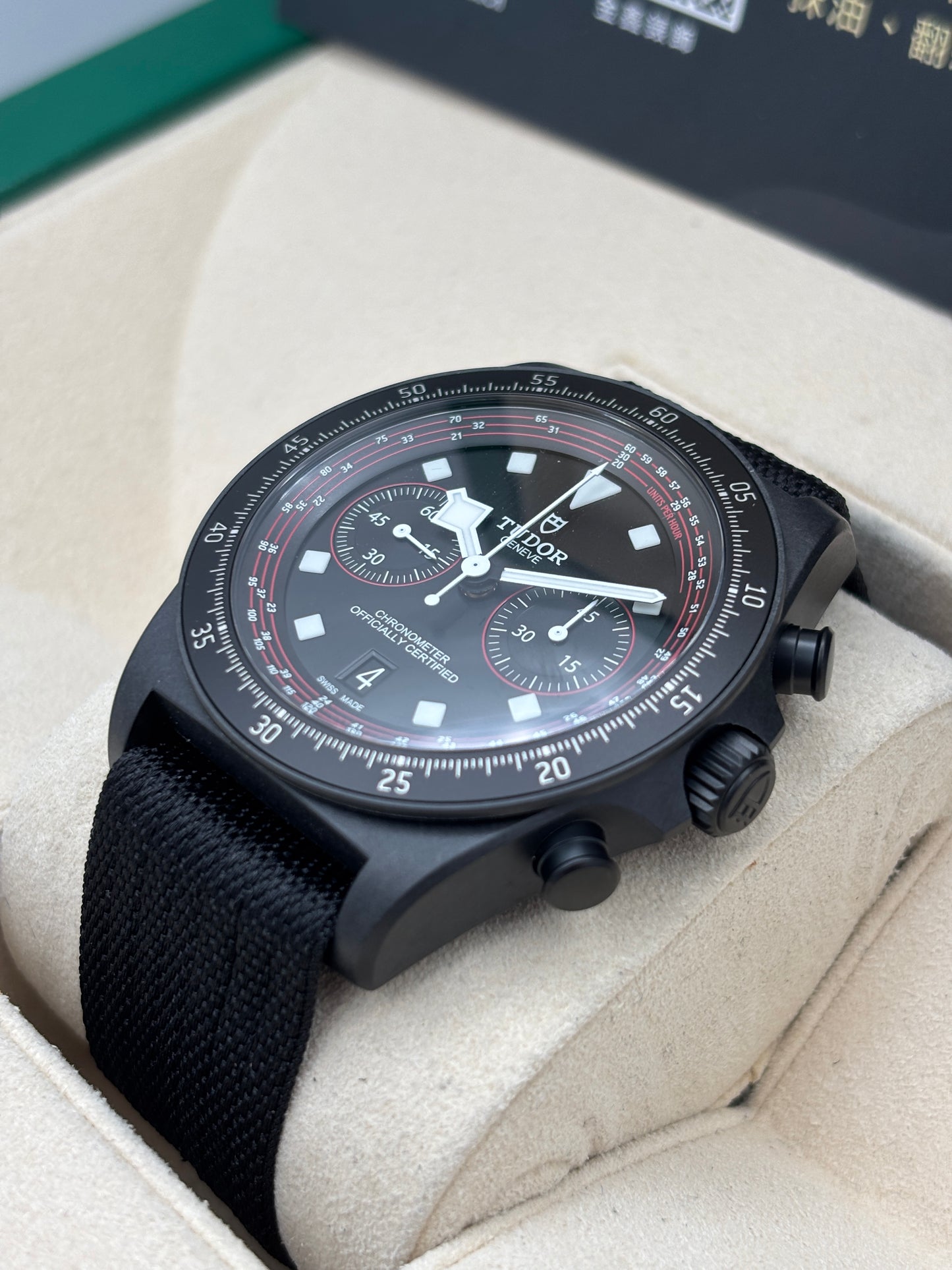 全新 NEW  TUDOR 帝舵 GENEVE CHRONOMETER 25827KN 黑色 2026年6月 碳纎維 全套 FULL SET