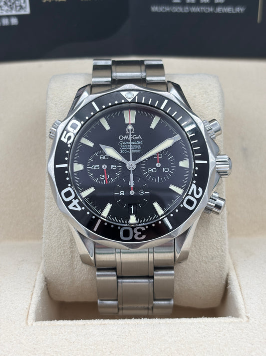 二手 USED  OMEGA 歐米茄 SEAMASTER DIVER 300 M 2594.50 黑色 淨錶 WATCH ONLY